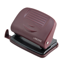 Дырокол deVENTE.Stripe, 20 листов, бордовый, 4020336