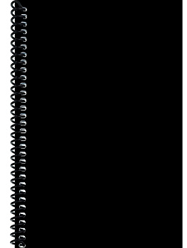 Записная книжка А5, 80л. ДИЗАЙН В ЧЁРНОМ ЦВЕТЕ - 7 ЗК80-3014